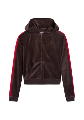 Juicy Couture Heritage stripe-detail hoodie - Brown