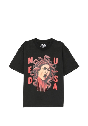 Melt Medusa printed T-shirt - Black