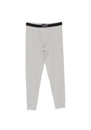TOM FORD logo-waistband long johns - Grey
