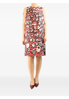 Marni Pre-Owned sleeveless printed midi dress - Red