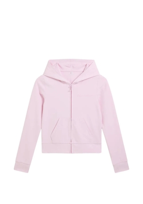 Juicy Couture logo-print zip-up hoodie - Pink