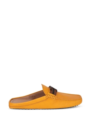 Tod's T-logo Gommino mules - Yellow