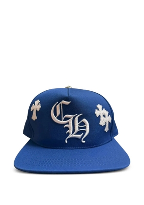 Chrome Hearts cross-patch baseball cap - Blue