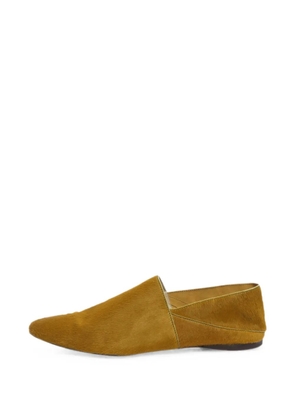 TOVE Pascale calf hair slippers - Green