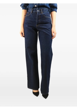 The Row Pre-Owned washed wide-leg jeans - Blue
