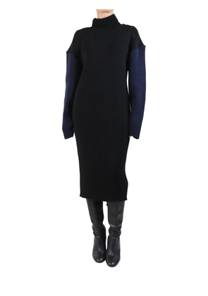 The Row Pre-Owned ribbed-knit midi dress - Black