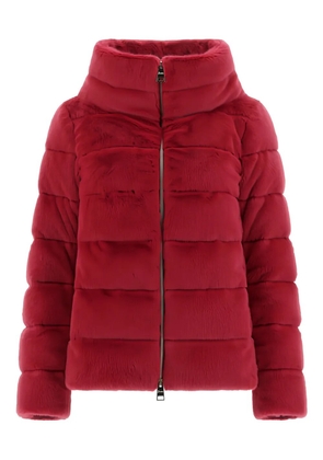 Herno funnel-neck jacket - Red