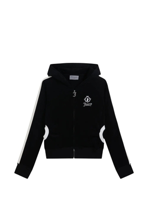 Juicy Couture embroidered-logo terry hoodie - Black