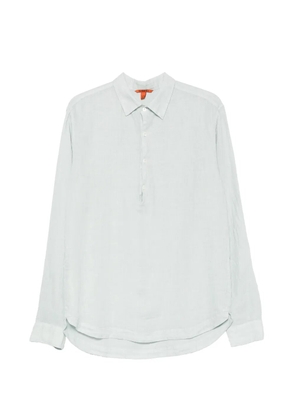Barena PavanS Telino linen half-placket shirt - Blue
