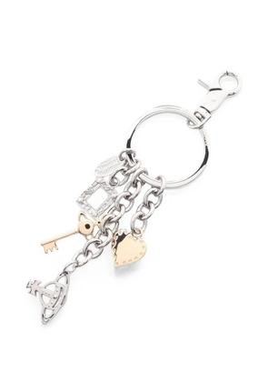 Vivienne Westwood Pre-Owned multi-charm keyring - Silver