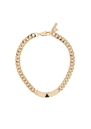 Coup De Coeur pyramid tag necklace - Gold
