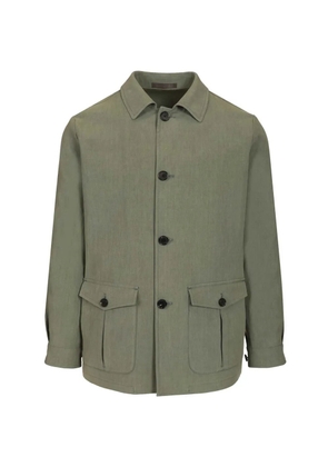 Caruso Dalilia linen jacket - Green