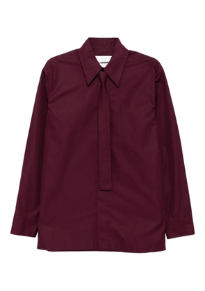 Jil Sander cotton shirt - Red