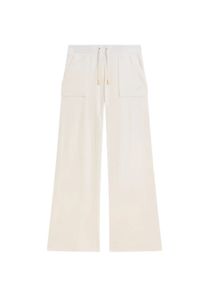 Juicy Couture flare-leg velour track pants - Neutrals