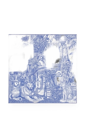 Inoui Editions graphic-print square scarf - White