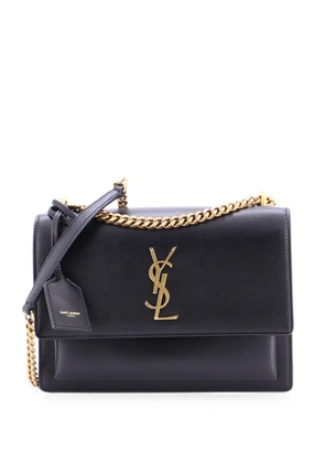 Saint Laurent Pre-Owned Sunset Leather Medium crossbody bag - Black