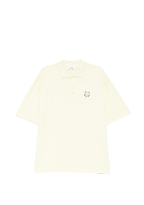 Maison Kitsuné Fox Head polo shirt - Yellow