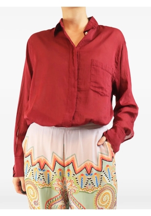 Forte Forte chest-pocket shirt - Red