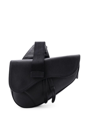 Christian Dior Pre-Owned Saddle Leather Mini crossbody bag - Black