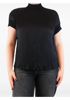 Vince plissé-effect top - Black
