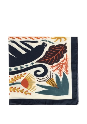 ETRO graphic-print silk scarf - Neutrals