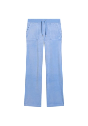 Juicy Couture Del Ray velour track pants - Blue