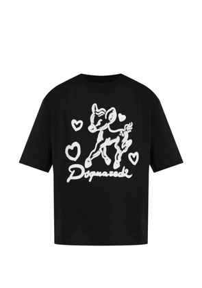 DSQUARED2 graphic-print T-shirt - Black