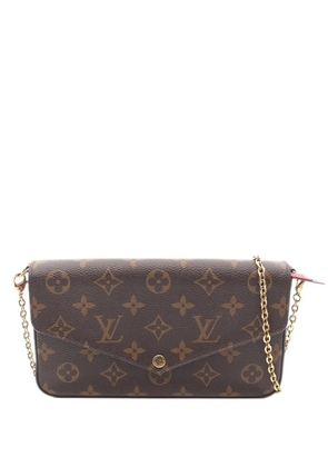 Louis Vuitton Pre-Owned 2017 Monogram Pochette Felicie crossbody bag - Brown