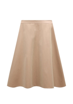 Dorothee Schumacher belted A-line midi skirt - Neutrals