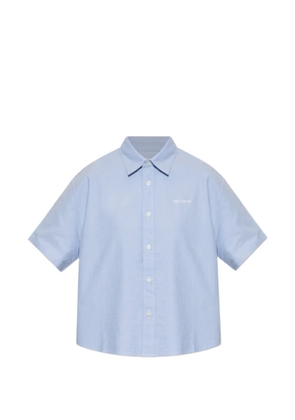 Carhartt WIP Kaia logo-embroidered short-sleeve shirt - Blue