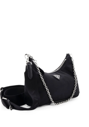 Prada Pre-Owned Re-Edition 2005 Shoulder Bag Tessuto Small crossbody bag - Black