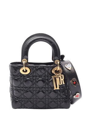 Christian Dior Pre-Owned 2010-2026 Small Lambskin Cannage My ABCDIOR Lady Dior satchel - Black