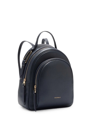 Coccinelle Malory grained-leather backpack - Blue