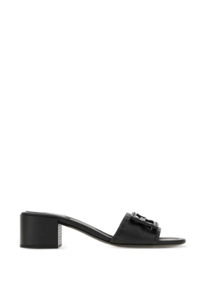 FENDI Baguette leather sandals - Black