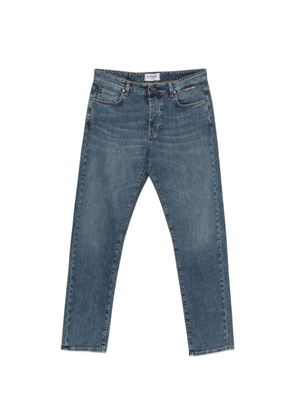 Iceberg logo-plaque straight-leg denim jeans - Blue