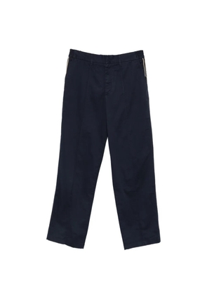 Iceberg elasticated-waist cotton trousers - Blue