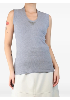 Brunello Cucinelli Vintage scoop-neck tank top - Grey