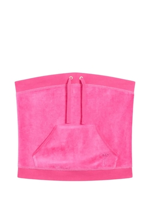 Juicy Couture Heritage velour tube top - Pink
