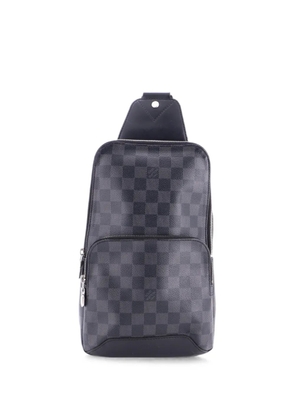 Louis Vuitton Pre-Owned Avenue Sling Bag Damier Graphite crossbody bag - Black