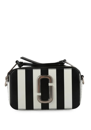 Marc Jacobs The Snapshot striped cross body bag - Black