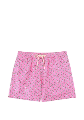 MC2 Saint Barth cocktail-print drawstring swim shorts - Pink
