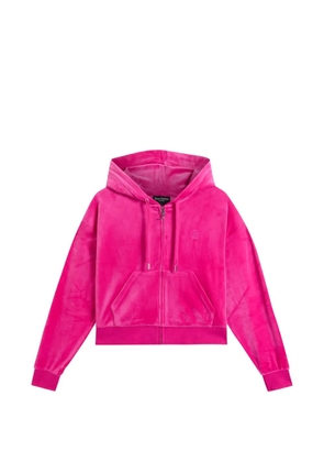 Juicy Couture velour cropped hoodie - Pink
