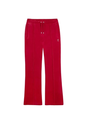 Juicy Couture Diamanté velour track pants - Red