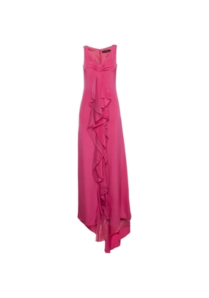 Carolina Herrera Vintage ruffle maxi dress - Pink