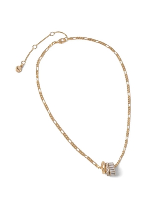 DKNY crystal-embellished ring-pendant necklace - Gold