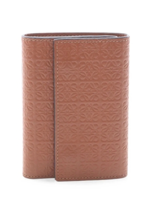Loewe Pre-Owned 2010s Anagram trifold wallet - Brown