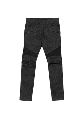 Balmain Biker panelled jeans - Black