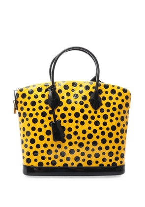 Louis Vuitton Pre-Owned 2012 Lockit MM monogram vernis tote bag - Yellow