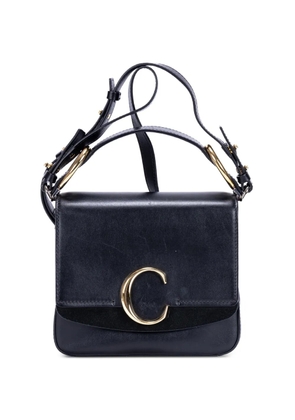 Chloé Pre-Owned C logo shoulder bag - Black