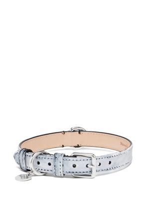 Maison Margiela Bianchetto leather collar - Grey